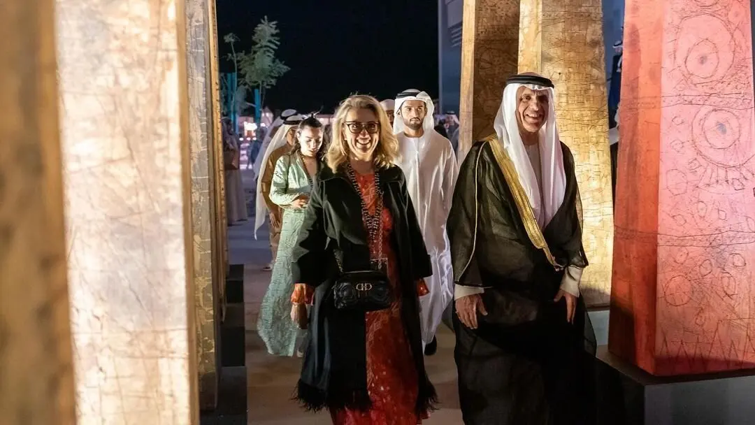 106 artists at the 12th Ras Al Khaimah art festival/ presence of Sheikh Saud bin Saqr Al Qasimi