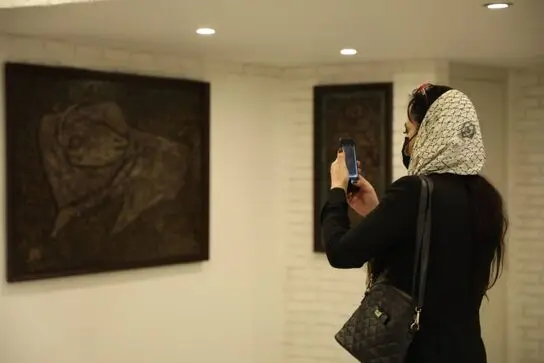 محمد محمدزاده در گالری ماهر