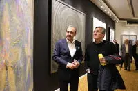 از برانکو تا وزیر فرهنگ و سلبریتی ها در نمایشگاه هشتمین حراج تهران