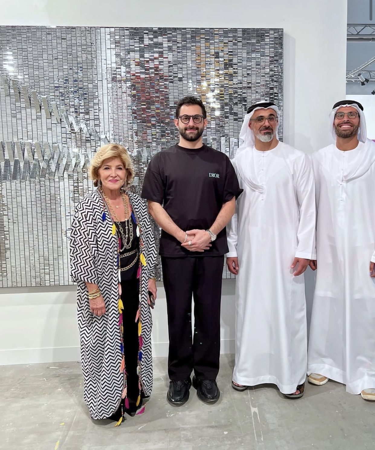 Leila Heller Gallery in Abu Dhabi Art with Sohrab sepehri , farideh lashai,Reza derakhshani …