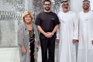 Leila Heller Gallery in Abu Dhabi Art with Sohrab sepehri , farideh lashai,Reza derakhshani …