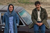 ظاهر متفاوت پیمان معادی در کنار مهناز افشار / عکس