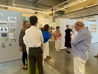 Jamal Tayara Baroudy with 'Ways of Seeing' at Tashkeel Studio