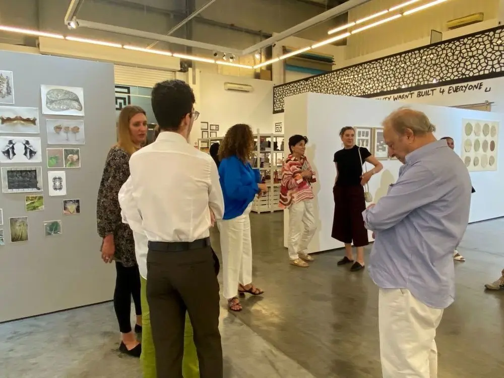 Jamal Tayara Baroudy with 'Ways of Seeing' at Tashkeel Studio