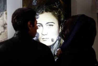 افتتاحیه نمایشگاه نقاشی های فائزه افجه نیا در گالری شَلمان