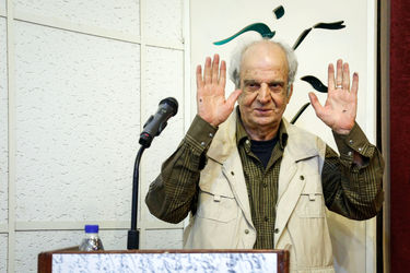 بزرگداشت منوچهر معتبر در هنرستان هنرهای زیبای تهران