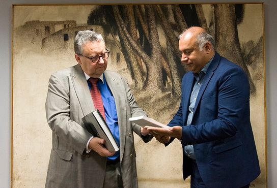 عباد رضا اسلامی و سفیر فنلاند