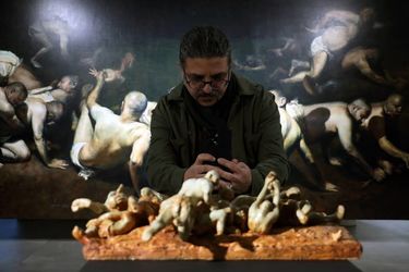 "Kurab" exhibition by Azim Morakabatchi at Mojdeh Art Gallery