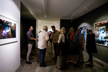 افتتاحیه‌ نمایشگاه نقاشی‌های حسین ژیان در گالری شیرین