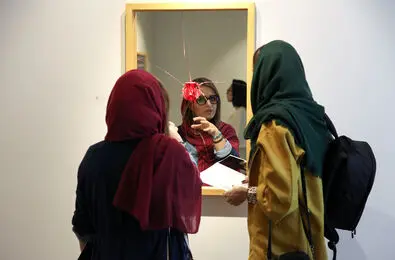 سه‌نقطه است و بس؛ حرف حساب احسان ضیائی در گالری شیرین/عکس‌ها