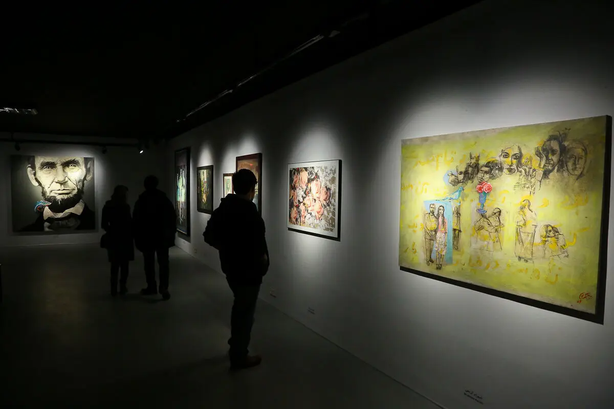 نمایشگاه گروهی در گالری آ‎