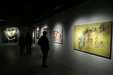 نمایشگاه گروهی در گالری آ‎