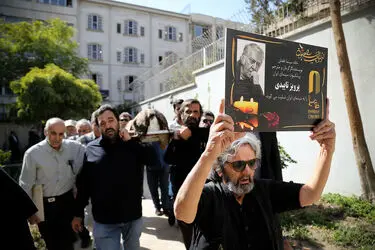 تشییع پیکر پرویز تاییدی در خانه سینما