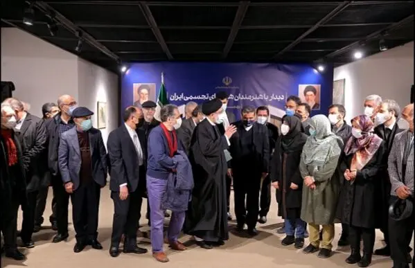 دیدار رئیس جمهور رئیسی از موزه هنرهای معاصر تهران