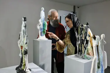 تبلور خاک فاطمه اسدی در گالری مژده