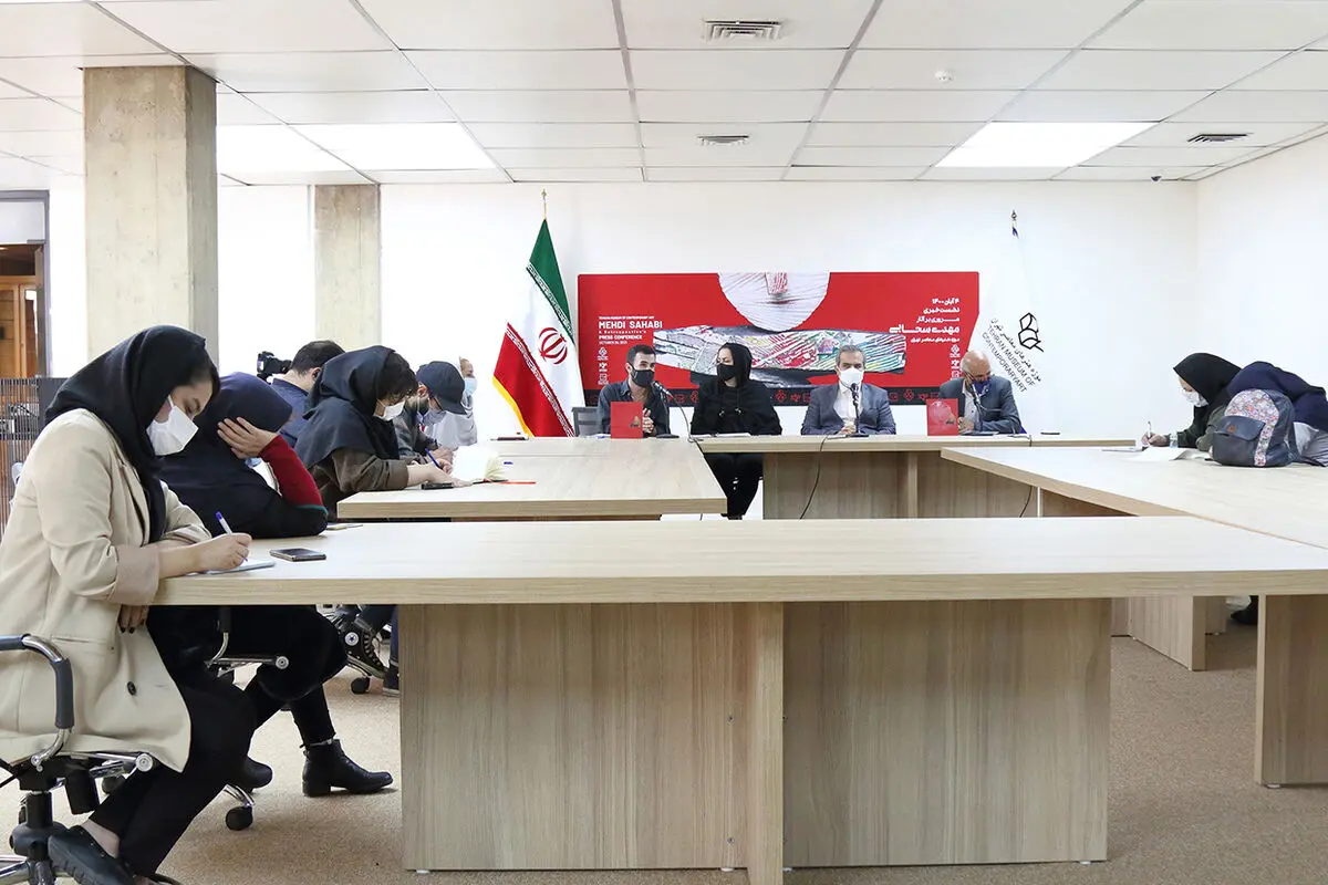 مهدی سحابی در موزه هنرهای معاصر تهران و نشست خبری مژده طباطبایی، احسان آقایی، سهراب احمدی