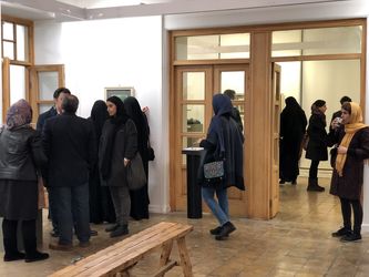 نمایشگاه آثار مسلم علم‌زاده و حسن روح‌الامین در باغ موزه هنر ایرانی