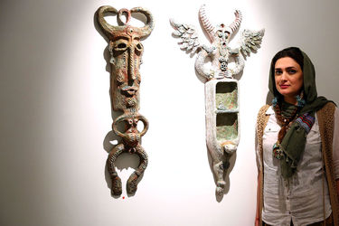 افتتاحیه نمایشگاه آثار حجمی سمیرا دریا و میثم نژاد رسولی در گالری ویستا