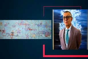 Reza Derakhshani's artwork in the Raha Gallery Collection: Mythology and Poetry