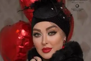 جنجال لباس الهام حمیدی و همسر دوم/عکس