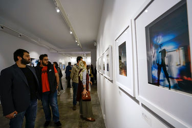 افتتاحیه‌ نمایشگاه نقاشی‌های حسین ژیان در گالری شیرین