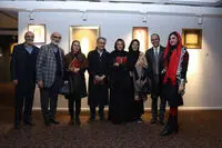 ببینید: هنرمندانی که از نمایشگاه حراج باران دیدن کردند