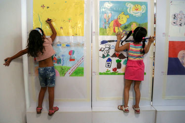 دومین روز جشنواره هنرهای تجسمی کودک و نوجوان در هنرکده لنا