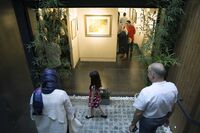 از نقاشی‌های آبرنگ بزرگان هنر تا هیولایی نهفته در طبیعت / گالری گردی ایران آرت در چهار نمایشگاه