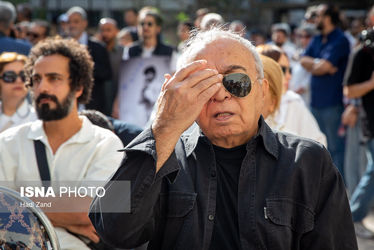 مراسم تشییع پیکر ناصر تقوایی