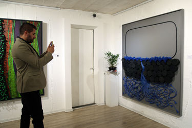 نمایشگاه نقاشی منصور نصرت نظامی در گالری سیحون دو