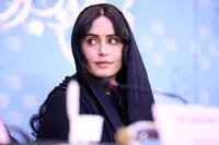 گیر افتادن الناز شاکردوست در برف جاده چالوس / عکس