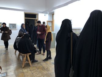 نمایشگاه آثار مسلم علم‌زاده و حسن روح‌الامین در باغ موزه هنر ایرانی