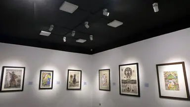 افتتاحیه نمایشگاه نقاشی مکرمه قنبری و علی بلبلی در گالری فردا