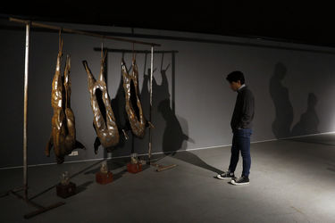 افتتاحیه نمایشگاه آثار ناصر گیو قصاب در گالری آ