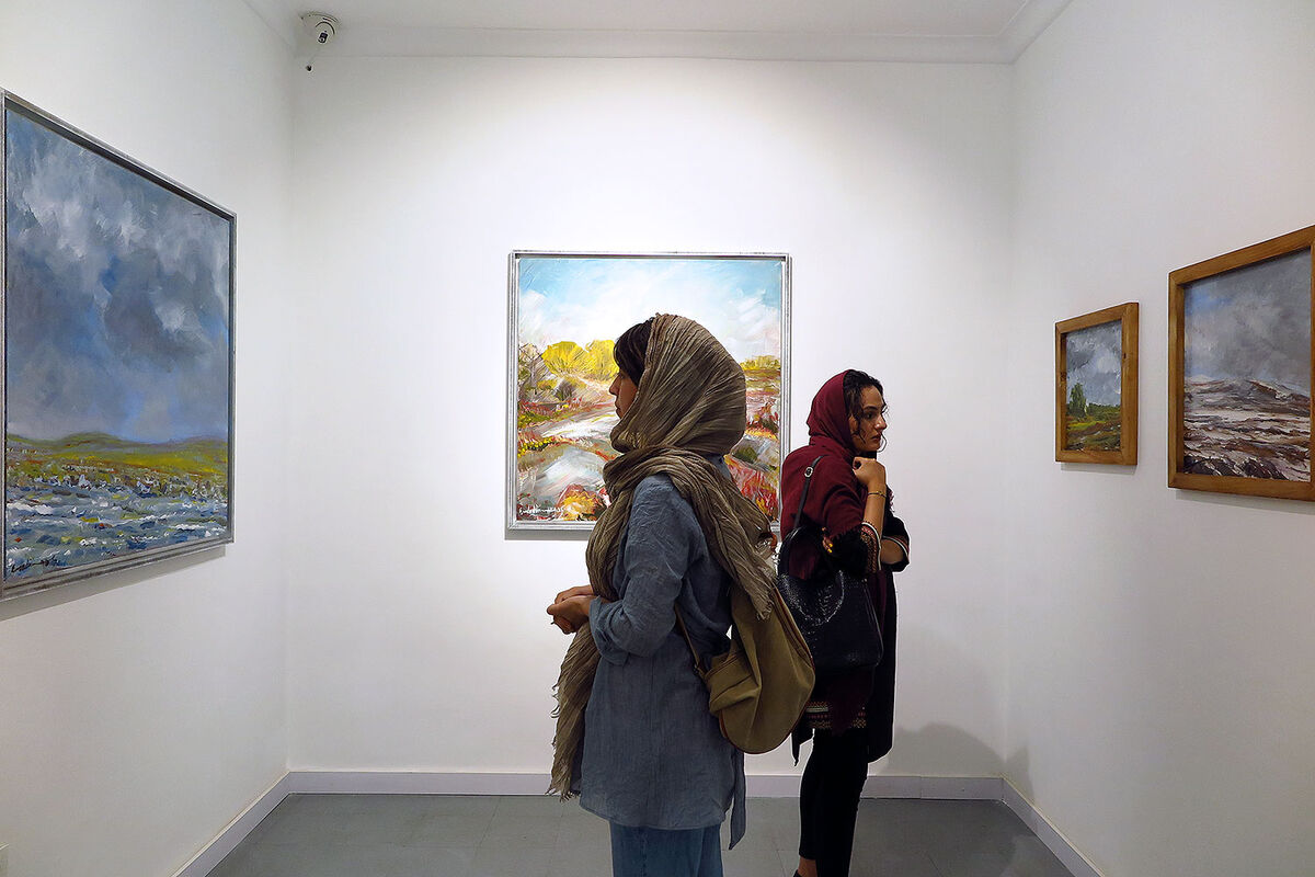 نمایشگاه نقاشی های سعید امدادیان در گالری هور