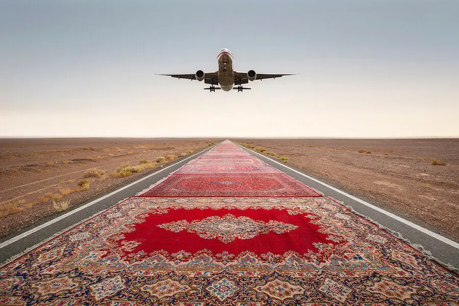 ببینید: «رد کارپت» به سبک ایرانی / «محدوده قرمز» در برابر بهشت ایرانیان