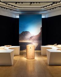 Photos from Ahmed Mater's first retrospective exhibition in China