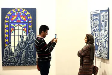 نمایشگاه نقاشی مهرناز توکلی در آرت‌سنتر باغ