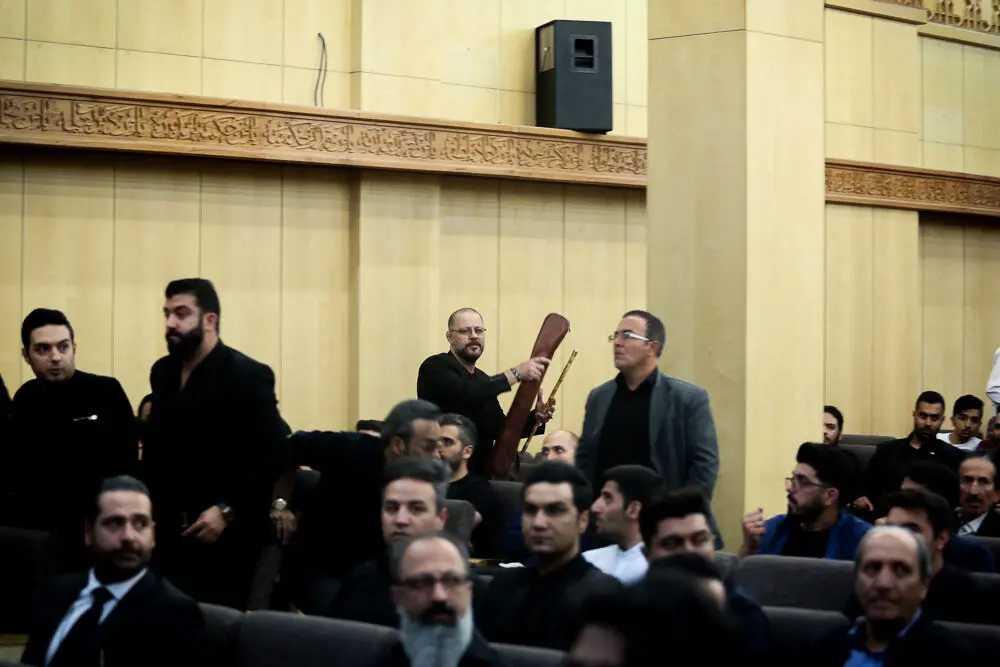 مراسم ختم زنده‌یاد بهنام صفوی در مسجد جامع شهرک غرب