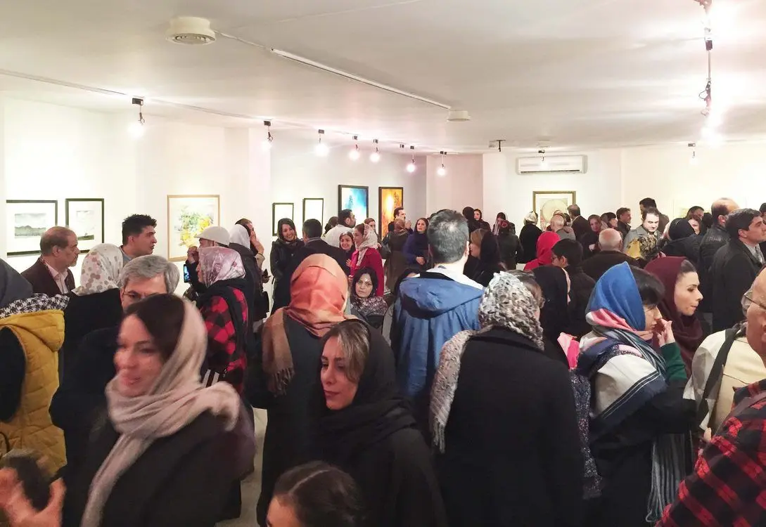 نمایشگاه آثار نقاشی آبرنگ نگاران ایران در گالری لاله
