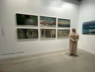 عایشه ال عبار  Aisha Alabbar در آرت ابوظبی Abu Dhabi Art ۲۰۲۳