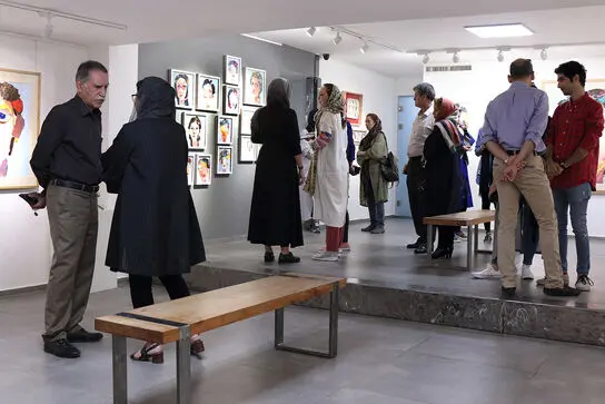 نمایشگاه نقاشی الهام عظیمی در گالری مژده