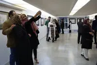 آبرنگ‌ و خنده؛ رهاورد بهمن رضایی‌نامقی برای والی/ گزارش تصویری