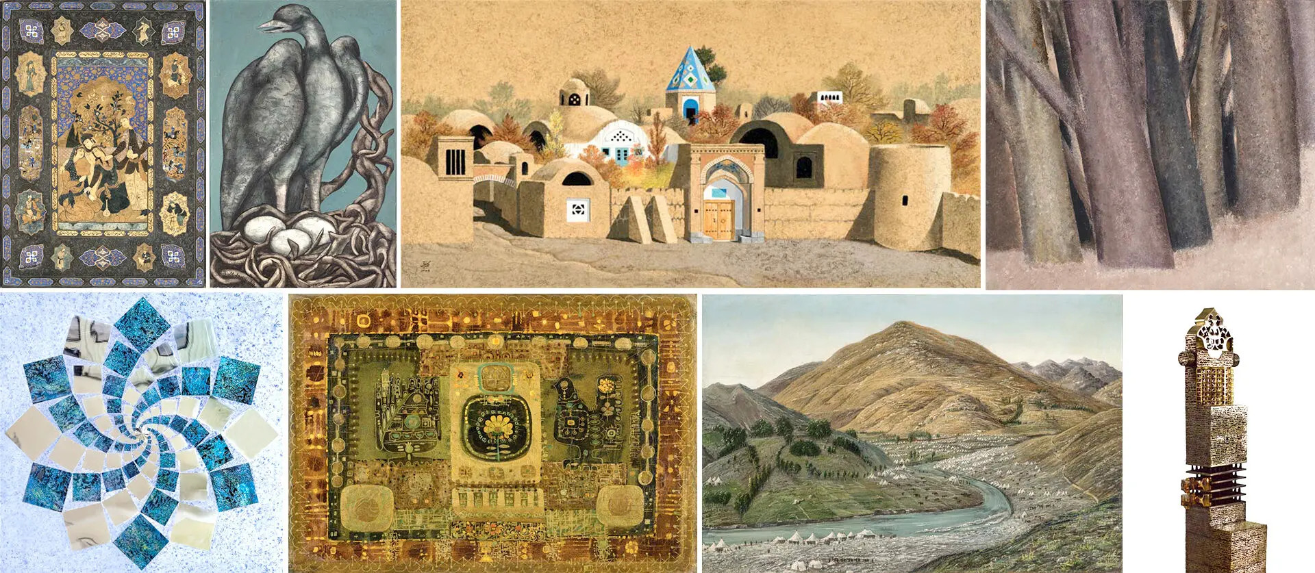 Works of Accomplished Artists at Tehran Auction