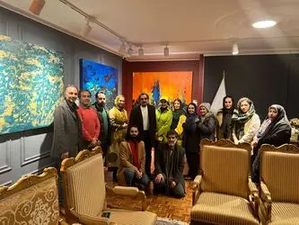 شهرام ناظری در گالری ترانه باران 