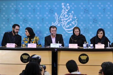 نشست خبری فیلم سینمایی رگ خواب در روز هشتم جشنواره فیلم فجر در کاخ جشنواره (7)