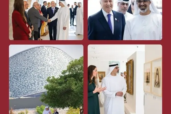 دیدار ولیعهد ابوظبی از بنیاد هنری بسام فریحه BFAF / عکس ها