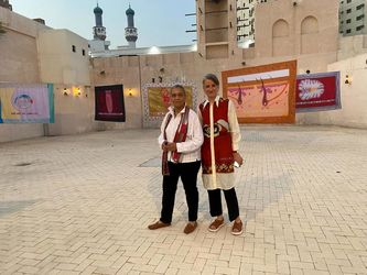 لوباینا هیمید و ماگدا استوارسکا در بنیاد هنر شارجه | Lubaina Himid and Magda Stawarska at Sharjah Art Foundation