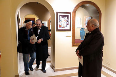 مراسم اهدای لوح به شرکت کنندگان نمایشگاه آینه دار دوران