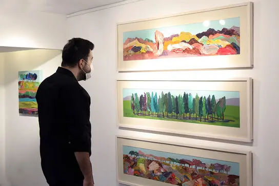 نمایشگاه الهام عظیمی در گالری مژده